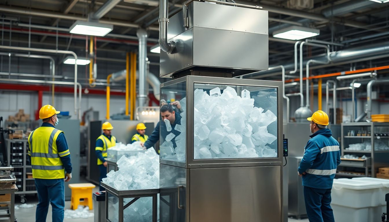 Maquina de Hielo Industrial