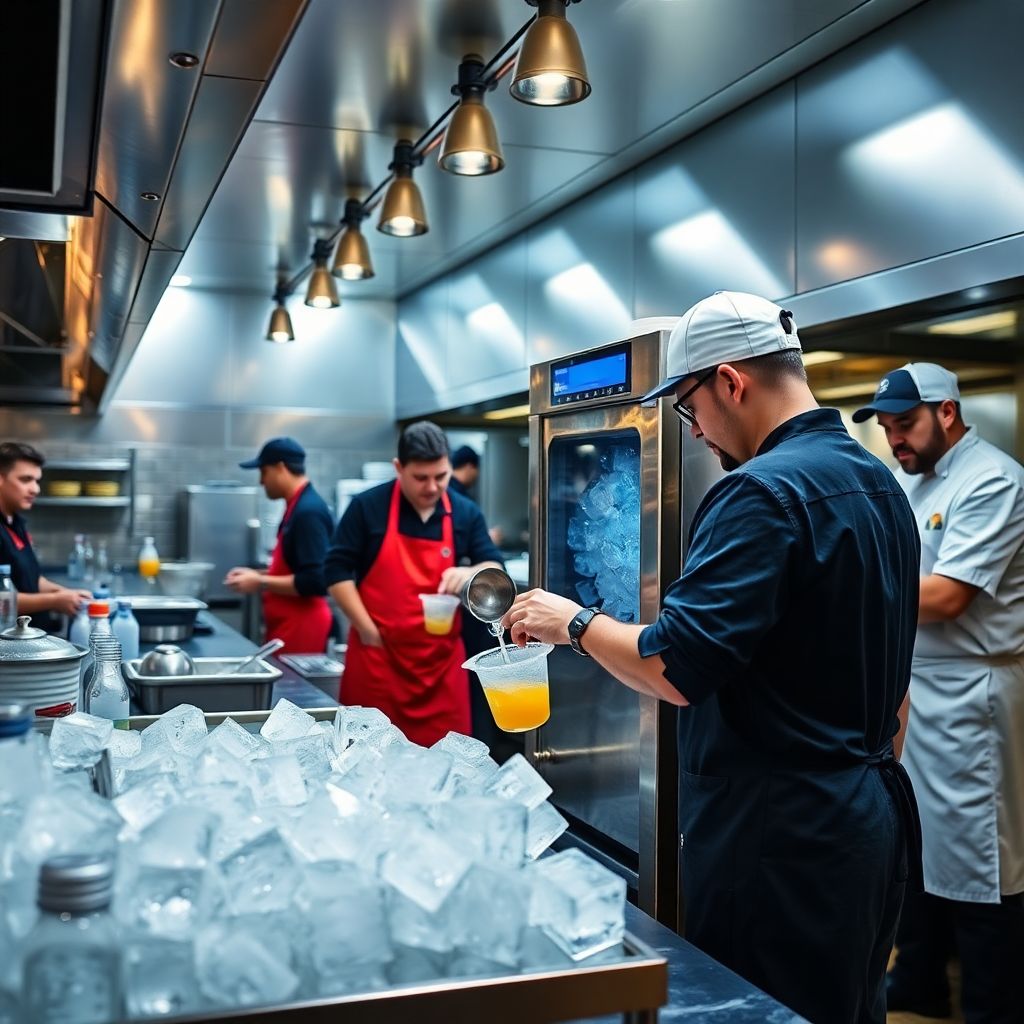 Maquinas para Hacer Hielo en Cubos